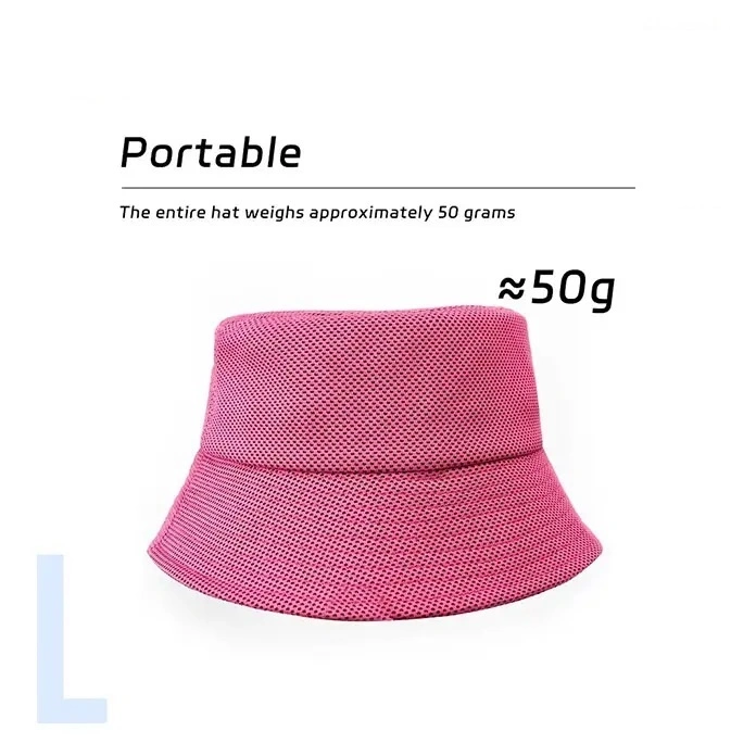 Breathable Fisherman Hat Plain Print Custom Logo Sun Bucket Hat for Women Man