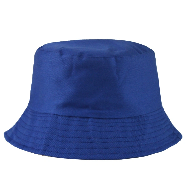 Fisherman Solid Color Kids Adult Summer Sun Caps Logo Customized Bucket Hats