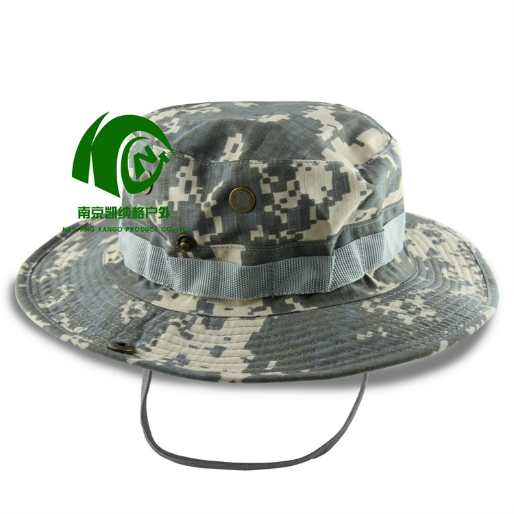 Kango Outdoor Hunting Camo Hats Summer Bucket Sunproof Foldable Military Tactical Hat for Outdoor