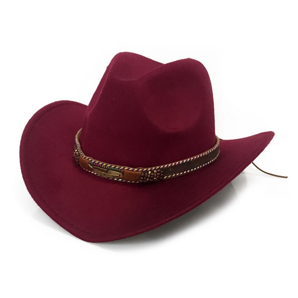 Wholesale Hot Sale American Style Cowboy Hat Custom Men Felt Cowboy Hats