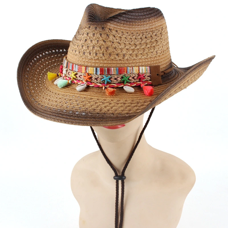 Lady Summer Straw Roll up Hat Women Wide Brim Beach Sun Hats