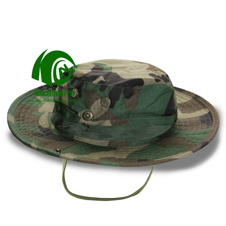 Kango Outdoor Hunting Camo Hats Summer Bucket Sunproof Foldable Military Tactical Hat for Outdoor