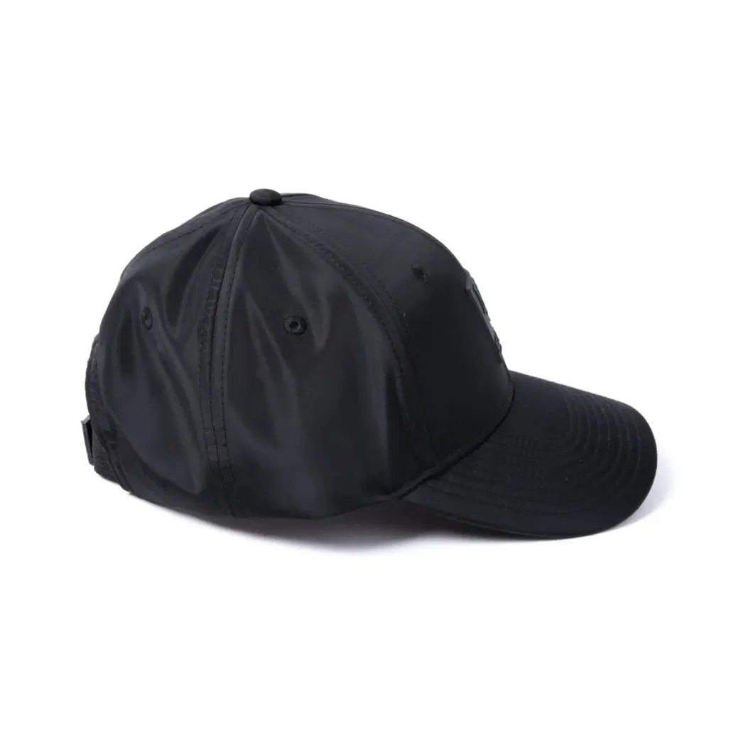OEM Logo Unstructured 100% Nylon Snapback Cap Hat with Rope