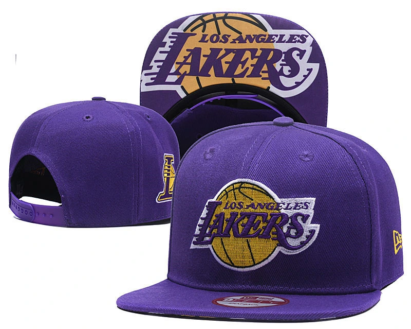 Wholesale Los Angeles Lakers Official Team Embroidery Basketball Snapback Baseball Cap Hat