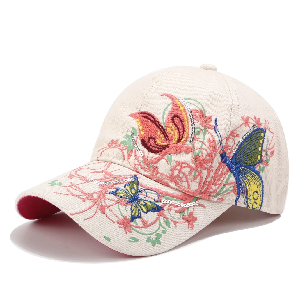 Wholesale Women Embroidered High Quality Cotton Custom Sports Baseball Cap