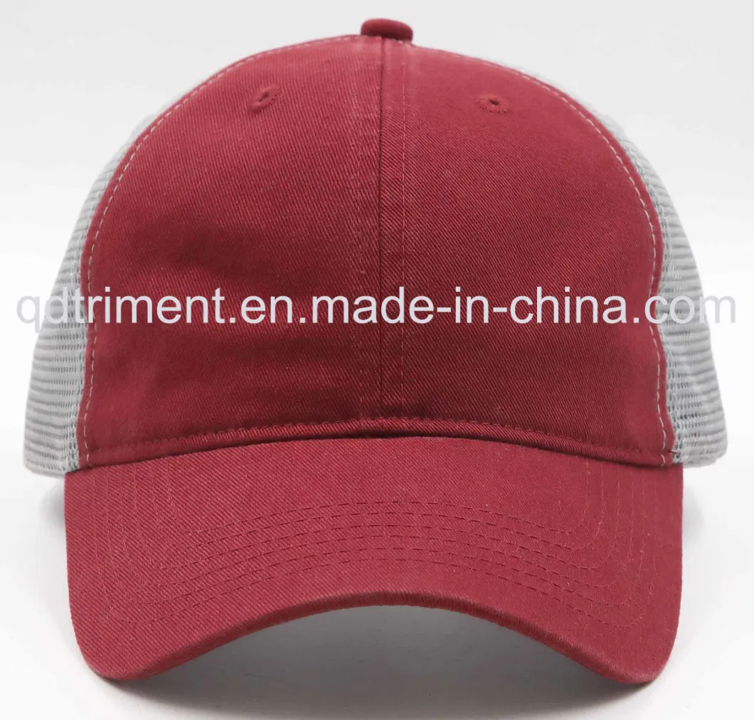 Brushed Cotton Twill Sandwich Embroidery Sport Baseball Cap (TRB040)