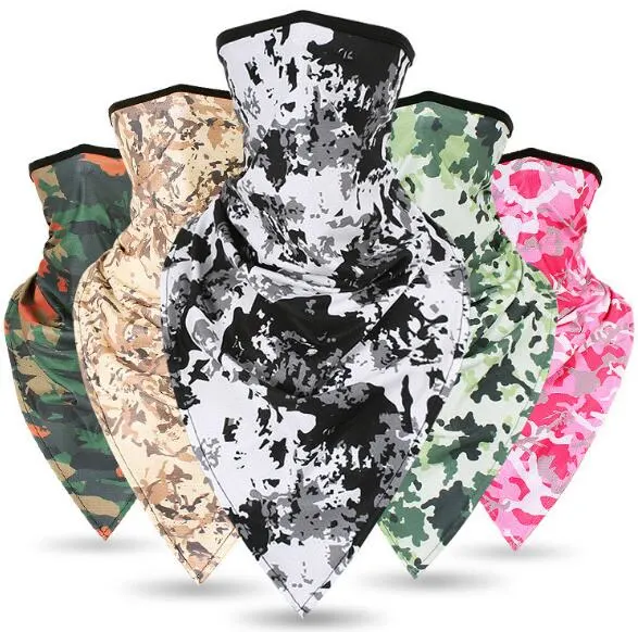 Wholesale Camouflage Bandana with Ear Hook Fashion Adult Proof Wind Seamless Face Scarf