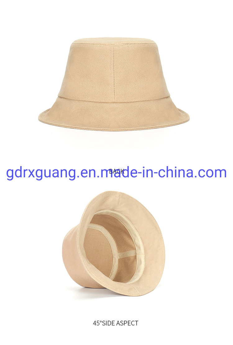 Custom Logo Men Women Sun Panama Fisherman Bucket Hats