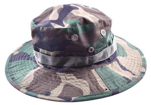 Fishing Cap Camping Hiking Wide Brim Camouflage Sun Hat