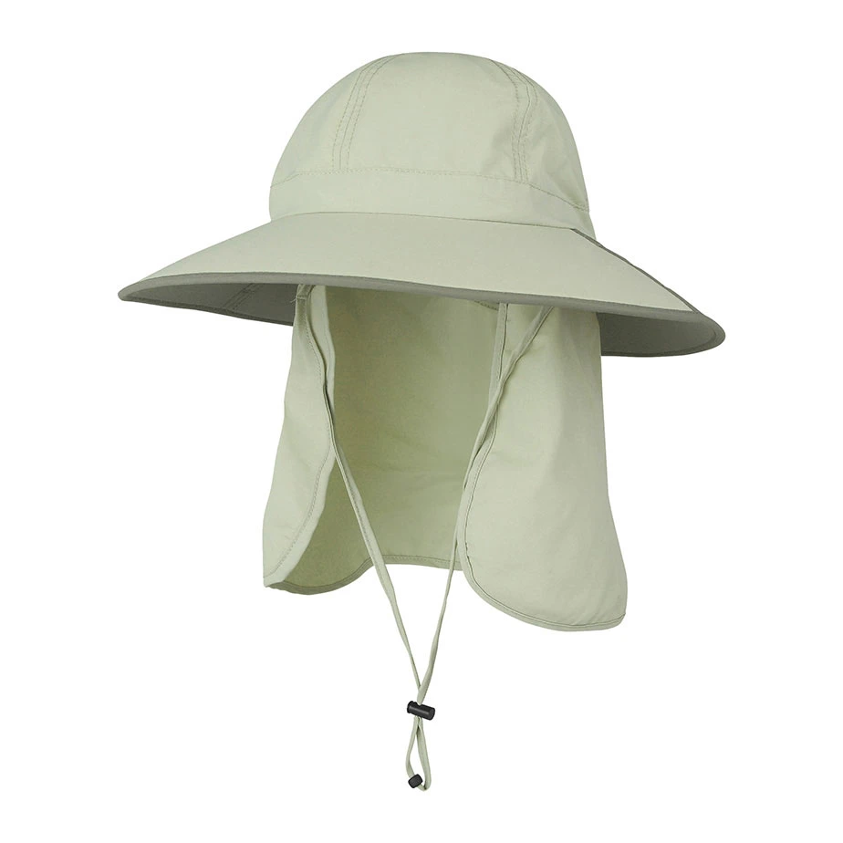 Wholesale Custom Logo Fisherman Boonie Gorras Sun Fishing Folding Large Brim Bucket Flap Cap Hat