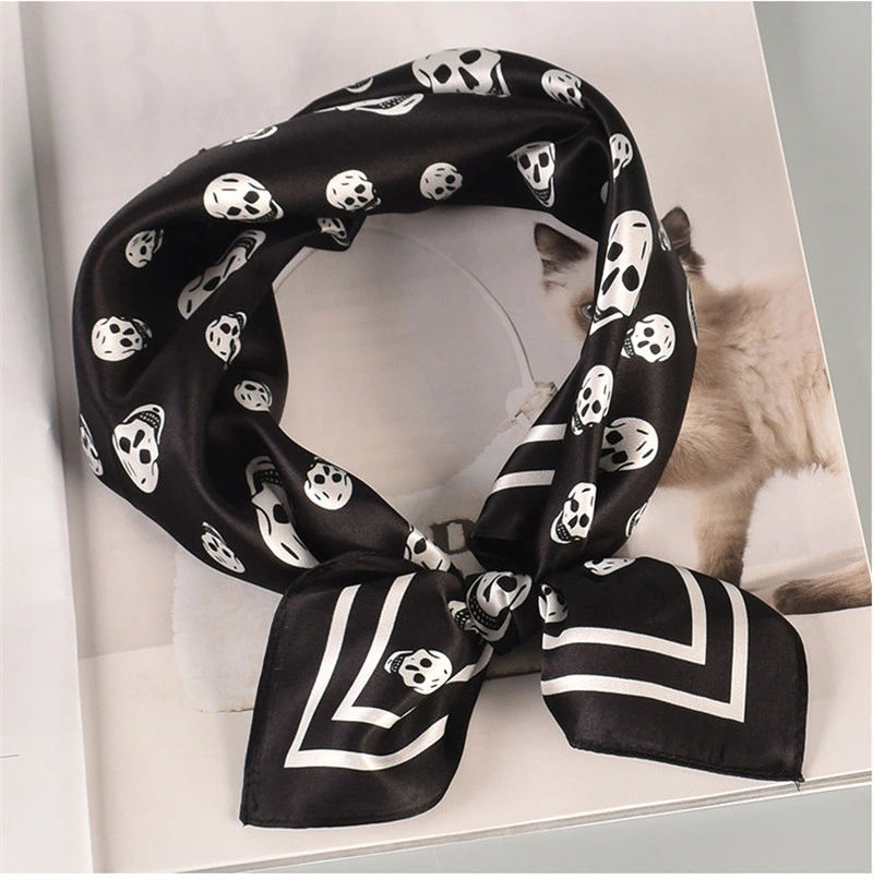 Factory Price Good Quality Skull Prints Autumn Girl&prime;s Scarf