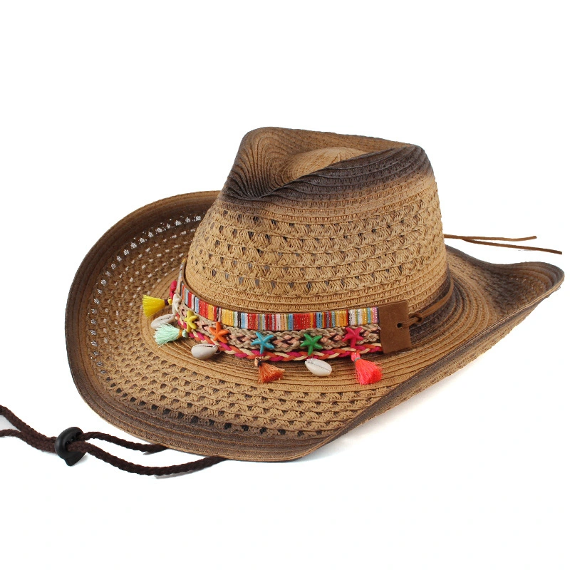 Lady Summer Straw Roll up Hat Women Wide Brim Beach Sun Hats