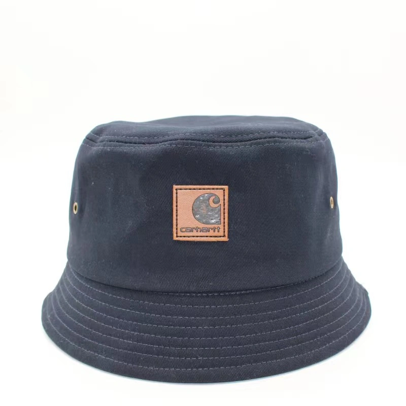 High Quality Designer Printed Washed Denim Fisherman Cap Fishing Beach Bucket Hat