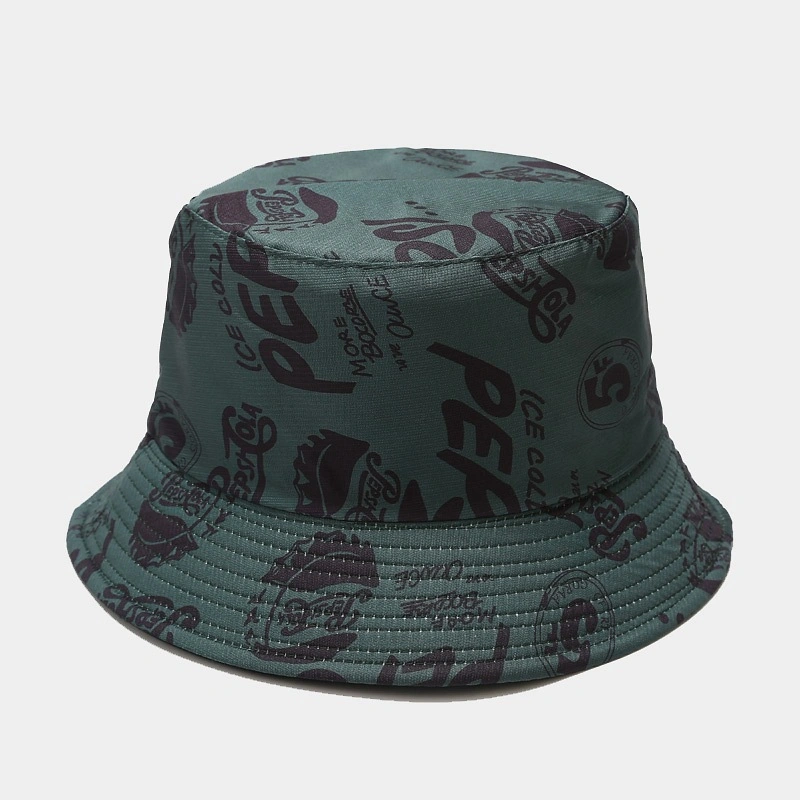 Customized Reversible Summer Fashion Print Bucket Hat Women Beach Sun Cap Reversible Bob Fisherman Hat