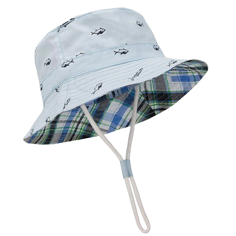 High Quality Sun Protection Hat Kids Toddler Baby Summer Bucket Sun Hat Breathable Adjustable Fisherman Hats