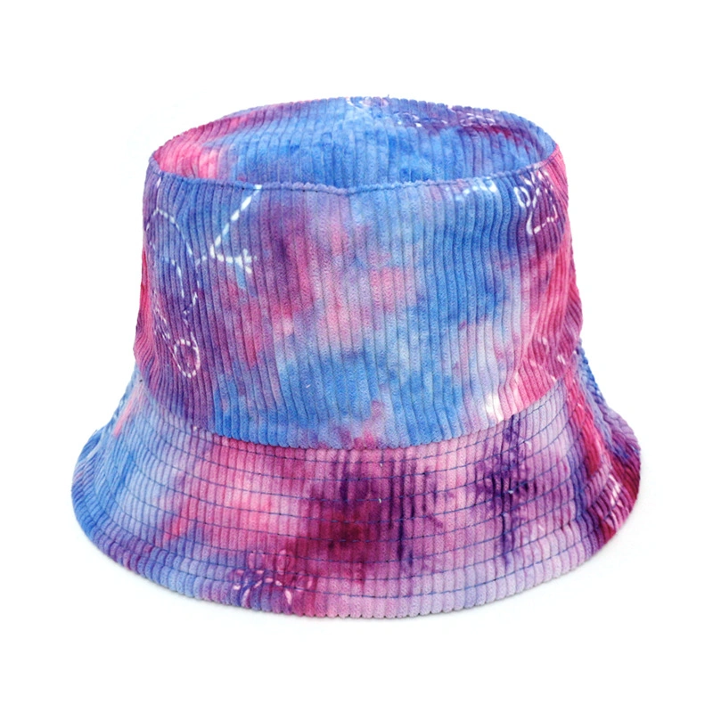 Men&prime; S and Women&prime; S Fashion Outdoor Leisure Tie-Dye Bucket Hat