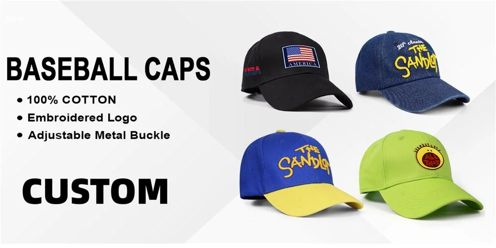 Custom Wholesale Dropshiping 3D Embroidery Logo Structured 6 Panel Baseball Fitted Snapback Sports Caps Hats for Men Women
