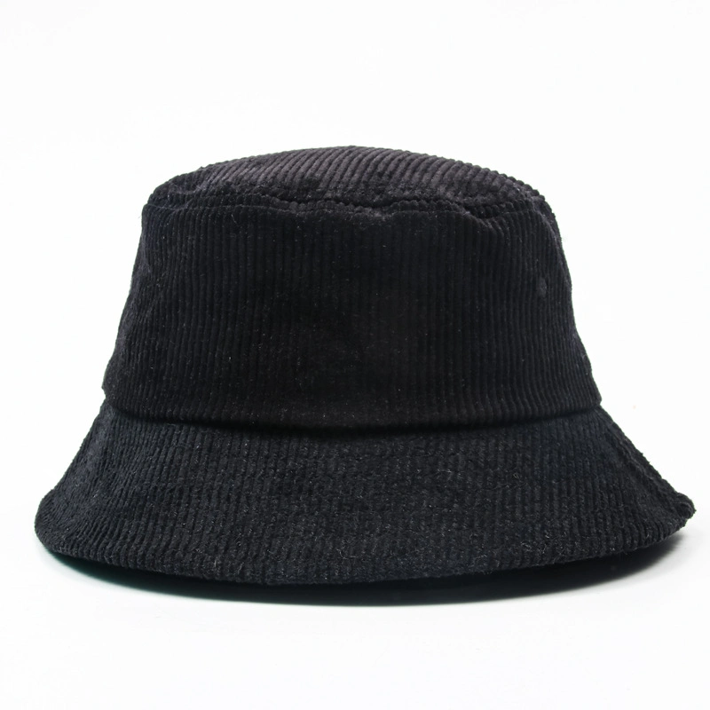 Heavy Winter Plush Fabric Samples Cheap Woman Bucket Hat Fisherman Cap