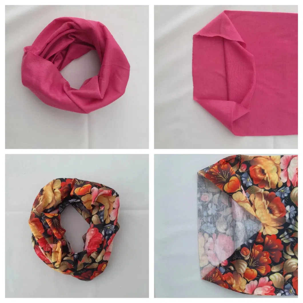 Handkerchief Head Wear Scarf UV Protection Face Mask Bandana Men Women Multi Used Tube Headband Women&prime;s Scarf Reusable Bandana