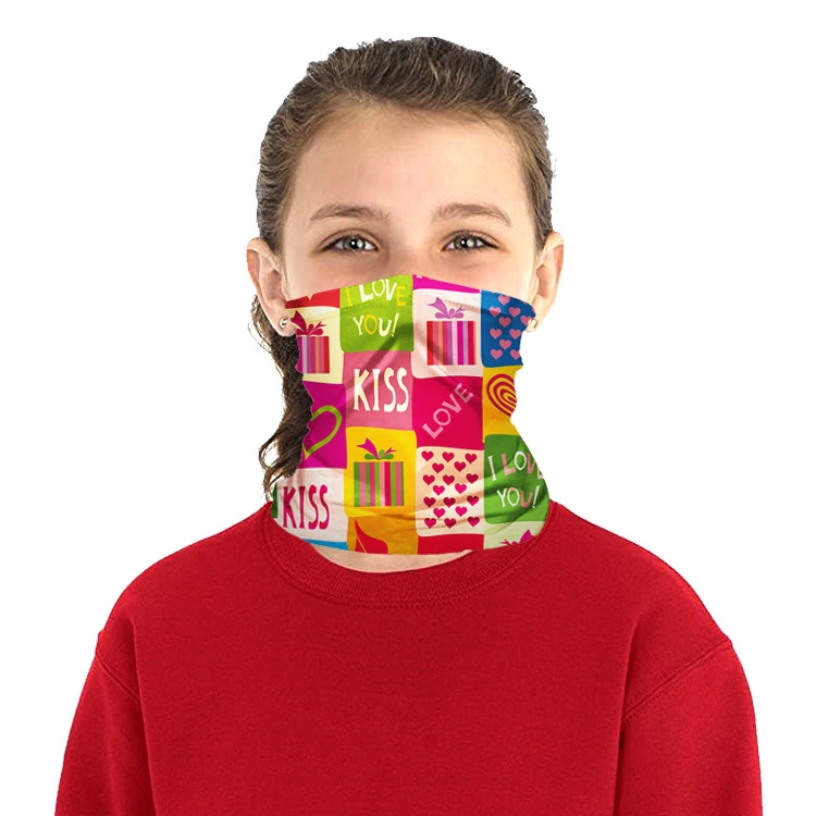 Children Sports Cycling Neckerchief Face Masks Scarf Balaclavas Bandana with Pm2.5 Filters