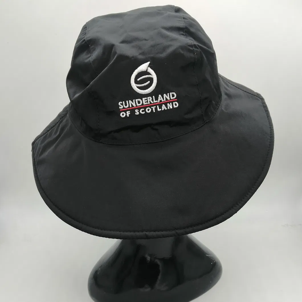 Wholesale Top Quality Waterproof Custom Design Bucket Hat with Sunderland Embroidery Logo Summer Fisherman Cap ODM OEM Factory Price