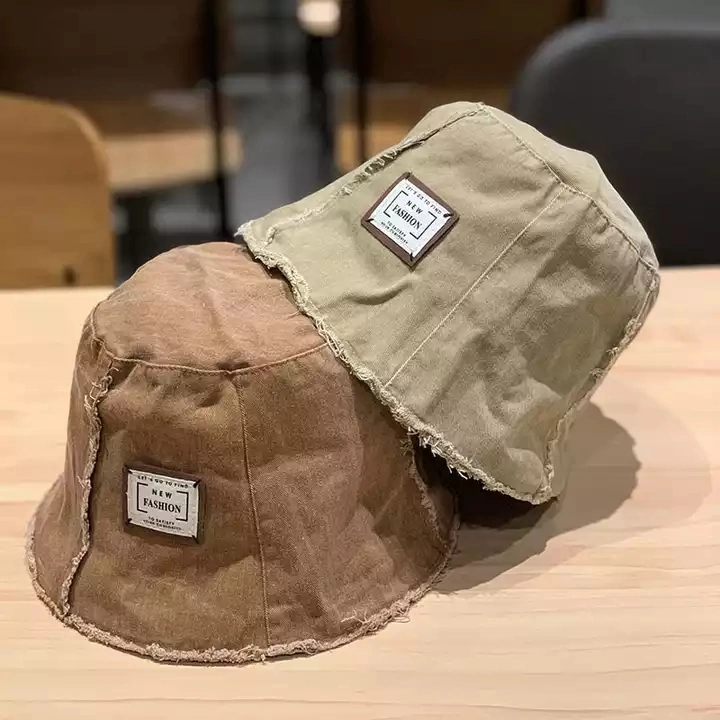Summer Versatile Korean Style Fisherman Hat Washed Denim Bucket Hat