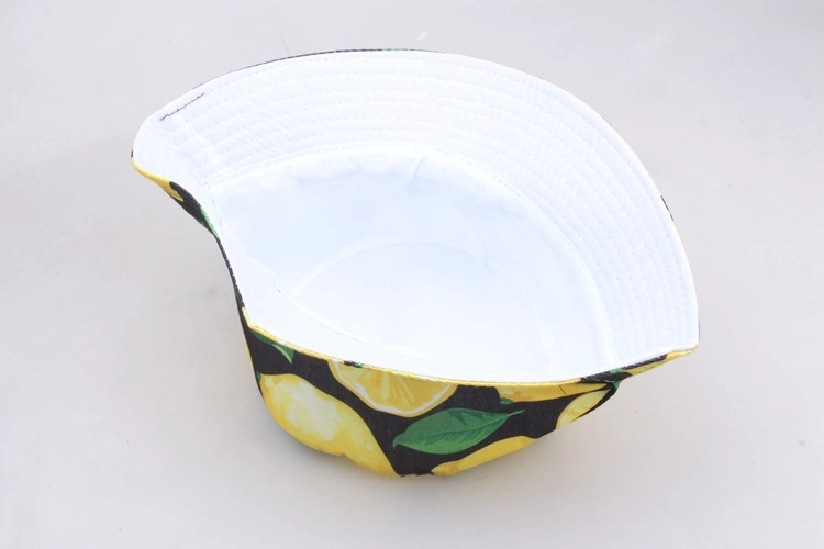 Cotton Fixed Fruit Printing Fisherman Cap Casual Sun Hats Pineapple Printed Custom Bucket Hat