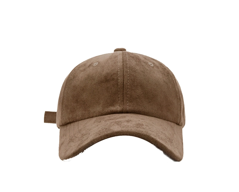 Custom Suede 6 Panel Baseball Cap Plain Sport Cap Fashion Blank Cap/Hats Caps