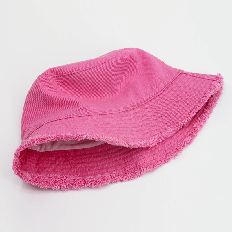 Multi Color Spring/Summer 100% Cotton Vintage Washed Bucket Custom Sunscreen Fisherman Hat