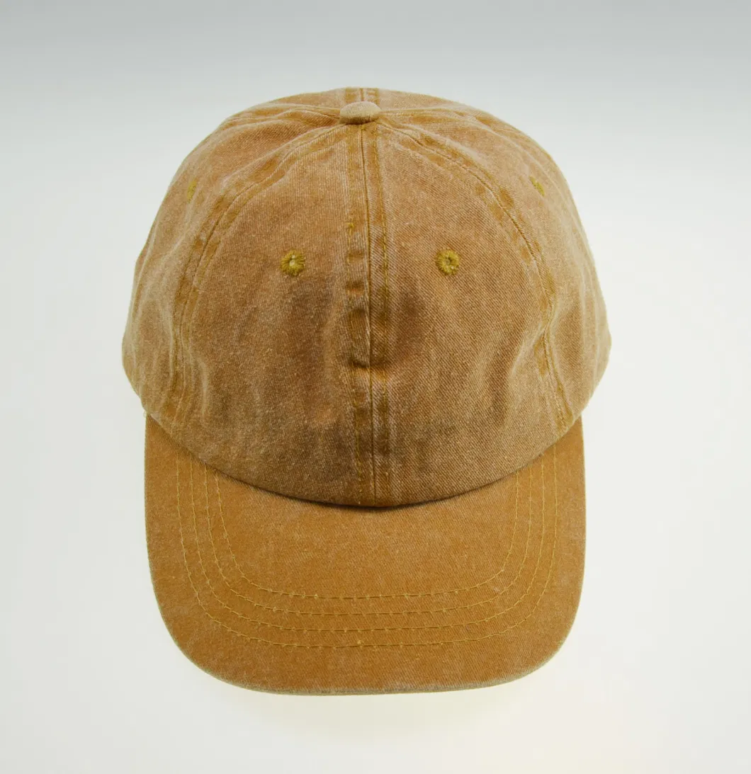 Distressed Blank Cotton Washed Adult Trucker Baseball Cap