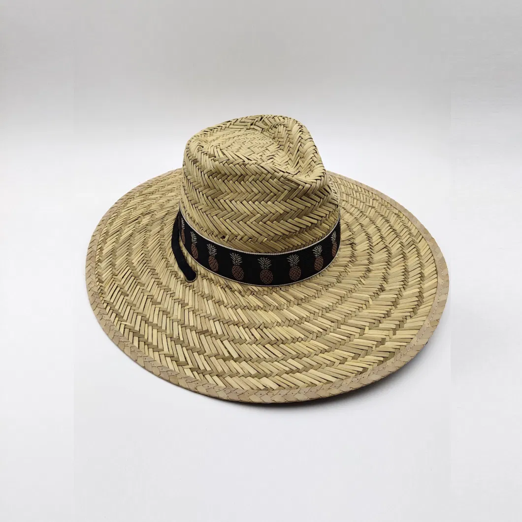 Handmade 100% Straw Lifeguard Hat