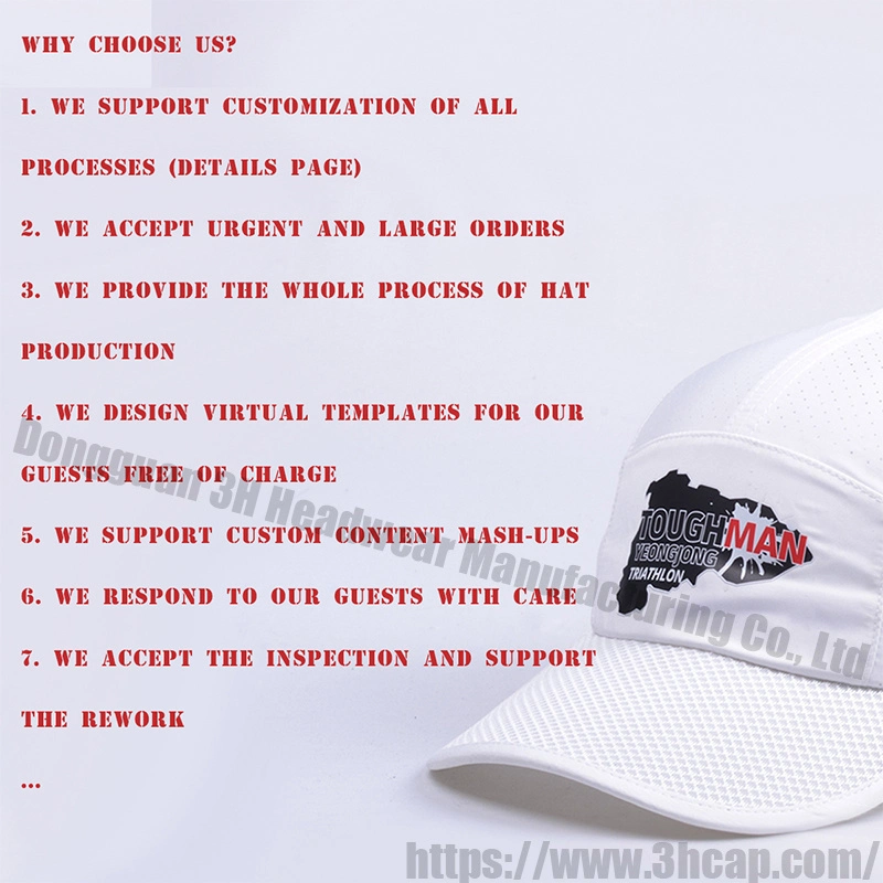 3hcap High Quality Men Women Breathable Printing Logo Cycling Baseball Gorras Custom Sport Hats Caps