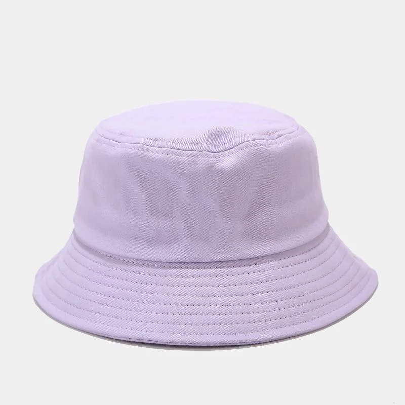 Summer Custom Designer Custom Logo Embroidered Cotton Fisherman Bucket Hat with Private Brand Label