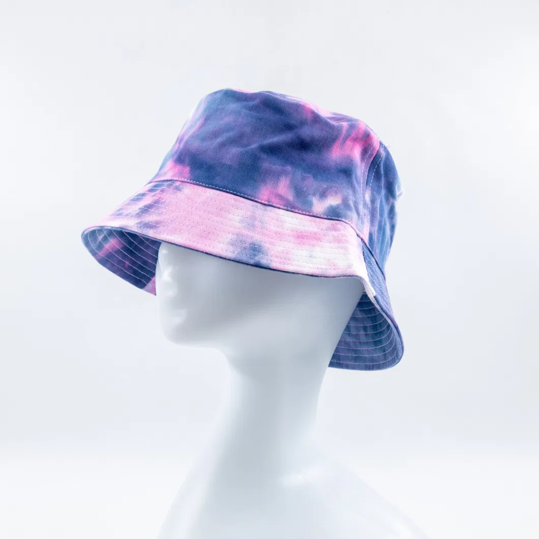 100% Cotton Twill Fabric Tie Dye Style Bucket Hat