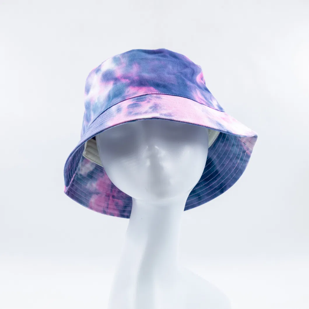 100% Cotton Twill Fabric Tie Dye Style Bucket Hat