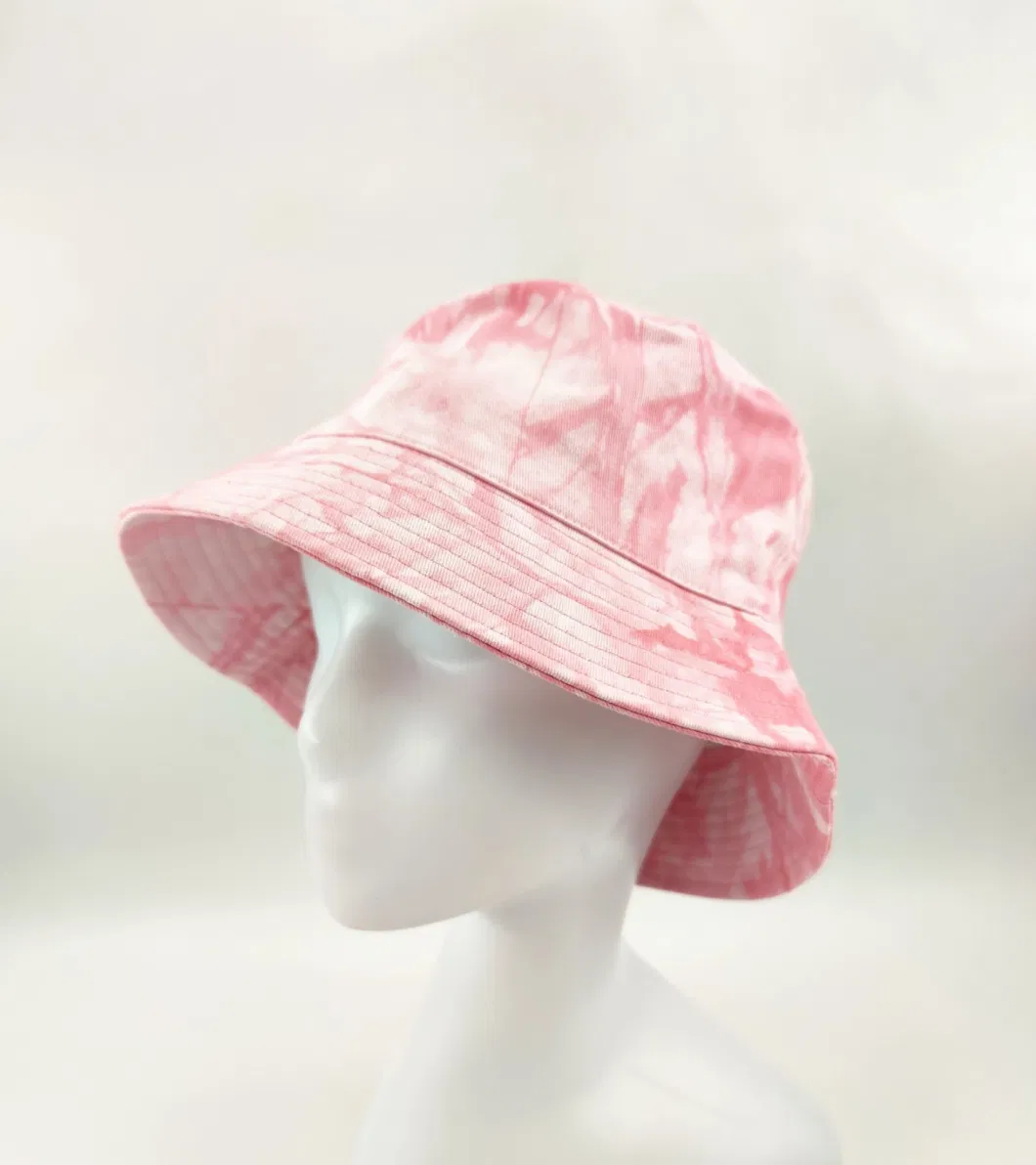 100% Cotton Twill Fabric Tie Dye Style Bucket Hat