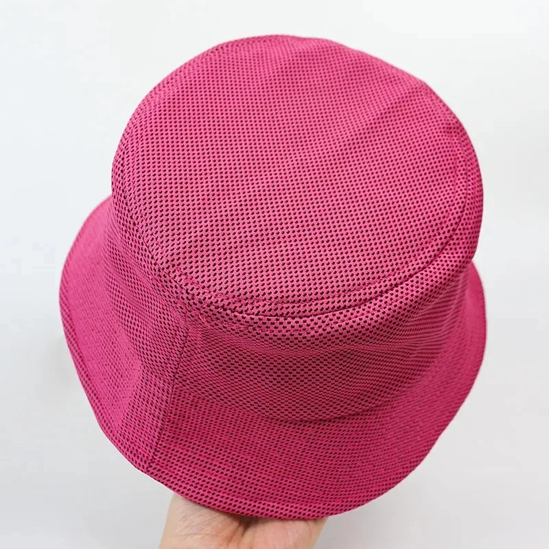 Breathable Fisherman Hat Plain Print Custom Logo Sun Bucket Hat for Women Man