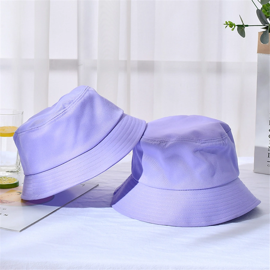 Wholesale High Quality 100% Cotton Fisherman Fishing Bob Hat Plain White Cotton Custom Logo Made Bucket Hat