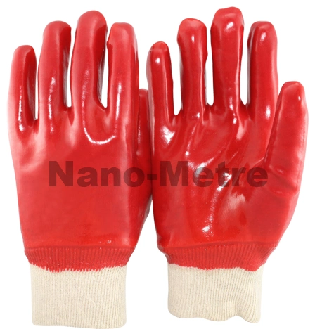 Nmsafety Green Nitrile En374 Chemical Industrial Safety Work Glove