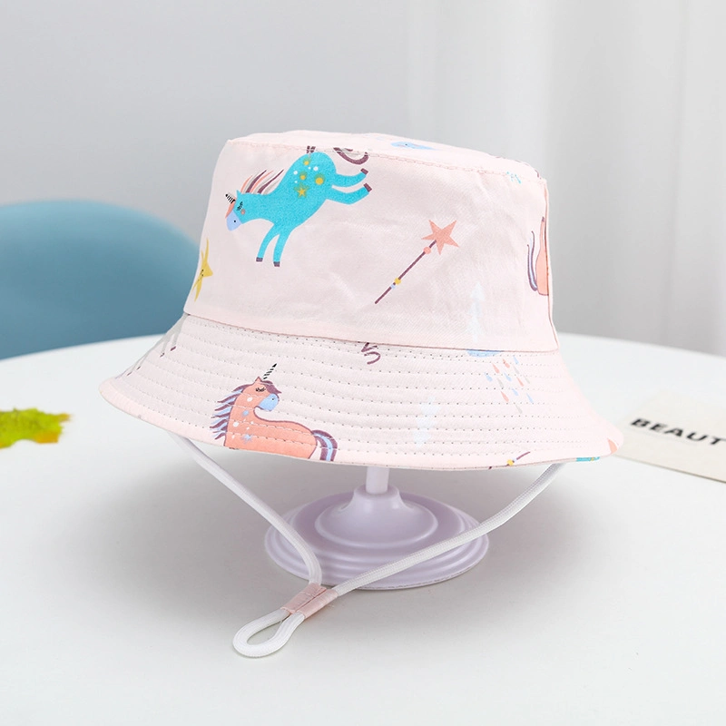 Wholesale Children&prime;s Fisherman Hats New Spring and Autumn Multi-Size Animal Cartoon Hat