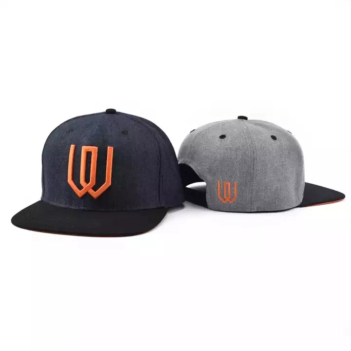 Manufacturer Wholesale Hip Hop Hat Snapback Custom Embroidery Snapback Cap for Men