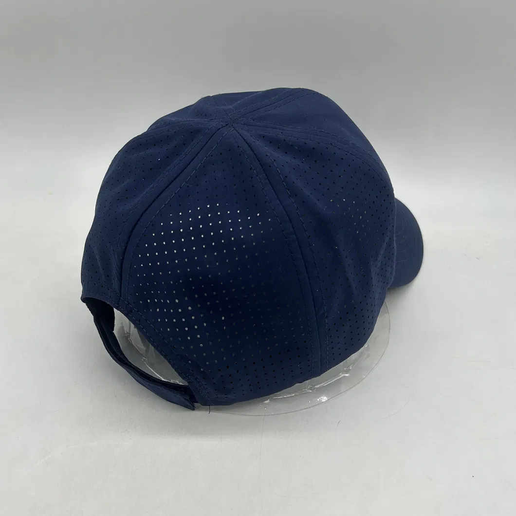High Quality Custom Logo Sports Hats 100% Recycled Polyester RPET Full Mesh Dry Fit Performated Baseball Cap