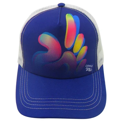 Stampa a ponte piatto Gorras Trucker Hat Custom Mesh Foam Cappelli in mesh Trucker Blank Promotional da uomo Casquette Trucker Cappelli