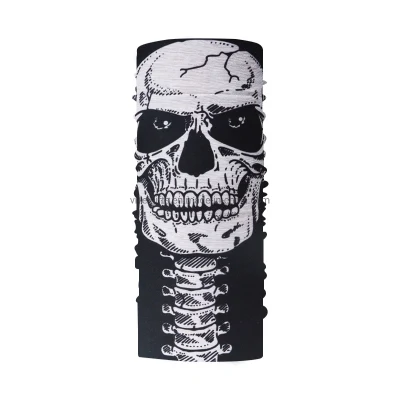 Bandana tubolare della mascherina della visiera del tubo del motociclo del cranio della sciarpa della testa su ordinazione senza giunte multifunzionale del collo
