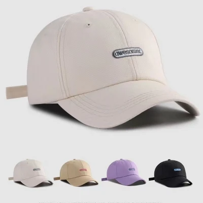 Cappelli da baseball in cotone con logo personalizzato da 5 o 6 pannelli e. Berretto sportivo a papà con prezzo basso