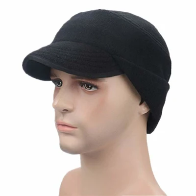 Cappelli invernali classici personalizzati Unisex Lana antivento esterna Ciclismo regolabile Cappello in pile
