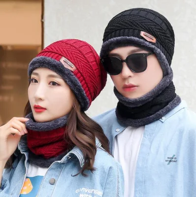 Scarpa invernale Hat Plus Velvet cappello a maglia calda per il ciclismo all&prime;aperto Cappello da uomo in lana invernale freddo