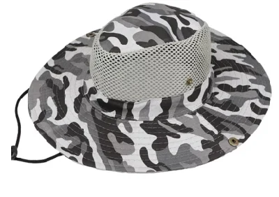 Cappello estivo con ampio bordo bask a 360 gradi che impedisce l&prime;impermeabilità Cappello da pesca traspirante per uomo