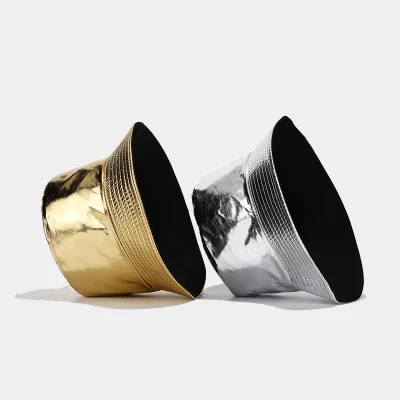 Secchio per pescatore all&prime;ingrosso in pelle PU impermeabile e colore caramello Riversible Cappelli