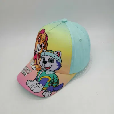 Cappellino da baseball per bambini con 5 pannelli in poliestere e cotone con stampa personalizzata Cappelli sportivi Fashion Hat promozione personalizzata Cappelli bambini